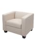 MCW Sessel Loungesessel  Lille, Kunstleder, creme