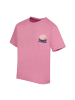 Trollkids T-Shirt Gryllefjord Panorama (GOTS) in candy pink/fresh berry