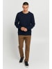 !SOLID Strickpullover SDClive LS 21107143  Moderner Strickpullover in Blau