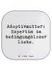 Mr. & Mrs. Panda Untersetzer Spruch Adoptivmutter Expertin mit S... in Weiß