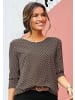 Vivance 3/4-Arm-Shirt in schwarz