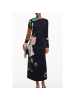 Desigual Schwarz Viskose Damen Lang Kleid