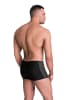 Aquarti Aquarti Herren Badehose mit Reißverschlusstasche in schwarz/grau