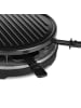Weasy Raclette Gerät und Grill 6 Personen LUGA60 in Schwarz