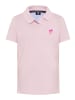 Polo Sylt Polo im Basic-Look mit Label-Stitching in Pink