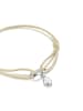 Thomas Sabo Textilarmband Beige Connect in silber, beige