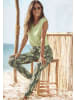 S. Oliver Jerseyhose in khaki bedruckt