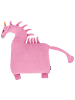 Beliani 2er-Set Dekokissen LAMMI in Rosa/Gelb/Schwarz