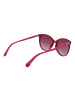 Polaroid Frauen Sonnenbrille Schmetterling Lila