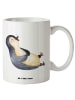 Mr. & Mrs. Panda Keramiktasse Pinguin Lachen ohne Spruch in Weiß