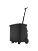 Reisenthel carrycruiser - Einkaufstrolley 47.5 cm (leo vanilla) in frame glossy dots black
