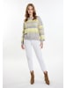 IZIA Damen Pullover in Grau Mehrfarbig