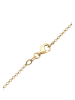 Elli Halskette 925 Sterling Silber Ornament, Plättchen in Gold