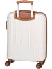 travelite Koffer & Trolley Bali 4w Trolley S in Weiss/Cognac