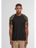Urban Classics Urban Classics T-Shirts in blk/woodcamo