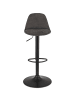 KADIMA DESIGN Barhocker 360° rotierbar, höhenverstellbar 67-83 cm in Anthrazit