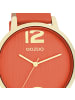 Oozoo Analog-Armbanduhr Oozoo Timepieces orange mittel (ca. 38mm)