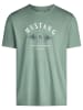 Mustang T-Shirt Basic Print Tee in Grün