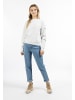 DreiMaster Vintage Damen Sweatshirt in Wollweiss Melange