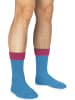 normani 1 Paar Socken Bi-Color in Türkis/Beere