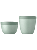 2er Set Snackpots Ellipse in Nordic Sage 350 & 500 ml
