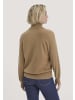Hessnatur Strick Rollkragen Pullover in dunkles camel