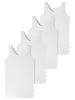 Schiesser Unterhemd / Tanktop Kids Girls 95/5 Organic Cotton in Weiß