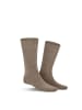 Kunert Socken Richard druckfreier Bund in Beige-mel.