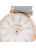 Oozoo Analog-Armbanduhr Oozoo Timepieces hellgrau groß (ca. 40mm)