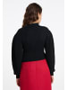 faina Damen Strickpullover in schwarz
