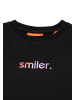 smiler. T-Shirt mini-laugh. in SCHWARZ