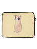 Mr. & Mrs. Panda Laptoptasche Plumplori Glücklich ohne Spruch in Gelb Pastell