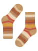 Burlington Socken Stripe in Toffee