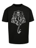 F4NT4STIC Heavy Oversize T-Shirt Harry Potter Dark Mark Crest in schwarz