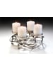 kobolo Adventskranz SILVCANDLE4 in Silber