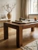 KADIMA DESIGN Couchtisch Massiv-Holz 110cm breit Wohnzimmer-Tisch Design in Massivholz