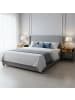 relaxdays 2 x Nachttisch "Industrial" in Dunkelbraun/ Schwarz - (B)40 x (H)55 x (T)30 cm
