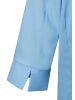 More & More klassische, taillierte Basic-Bluse in skyblue