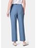 GOLDNER Elegante Hose mit etwas weiterem Bein in taubenblau