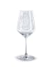 Mr. & Mrs. Panda Rotwein Glas Sternzeichen Wassermann ohne Spruch in Transparent