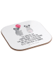 Mr. & Mrs. Panda Bierdeckel Koala Luftballon mit Spruch in Weiß