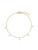 Amor Armband Silber 925, gelbvergoldet in gold