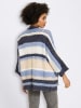 Heine Strickjacke in marine-ecru-geringelt