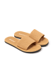 Brasileras Pantoletten "Sand" in Camel
