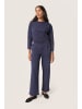 Soaked in Luxury Strickhose SLMagana Gerade Passform in Night Sky