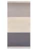Ross Hamamtuch Stripe in Grau / beige
