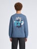 Petrol Industries Lockeres Sweatshirt mit Print Ironbrook in Blau
