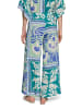 CARTOON Palazzo-Hose mit Gummizug in Green/Blue