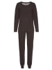 s.Oliver Pyjama in schwarz-rot