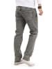 Alessandro Salvarini A.Salvarini Designer Herren Jeans Hose Basic Jeanshose in Grau